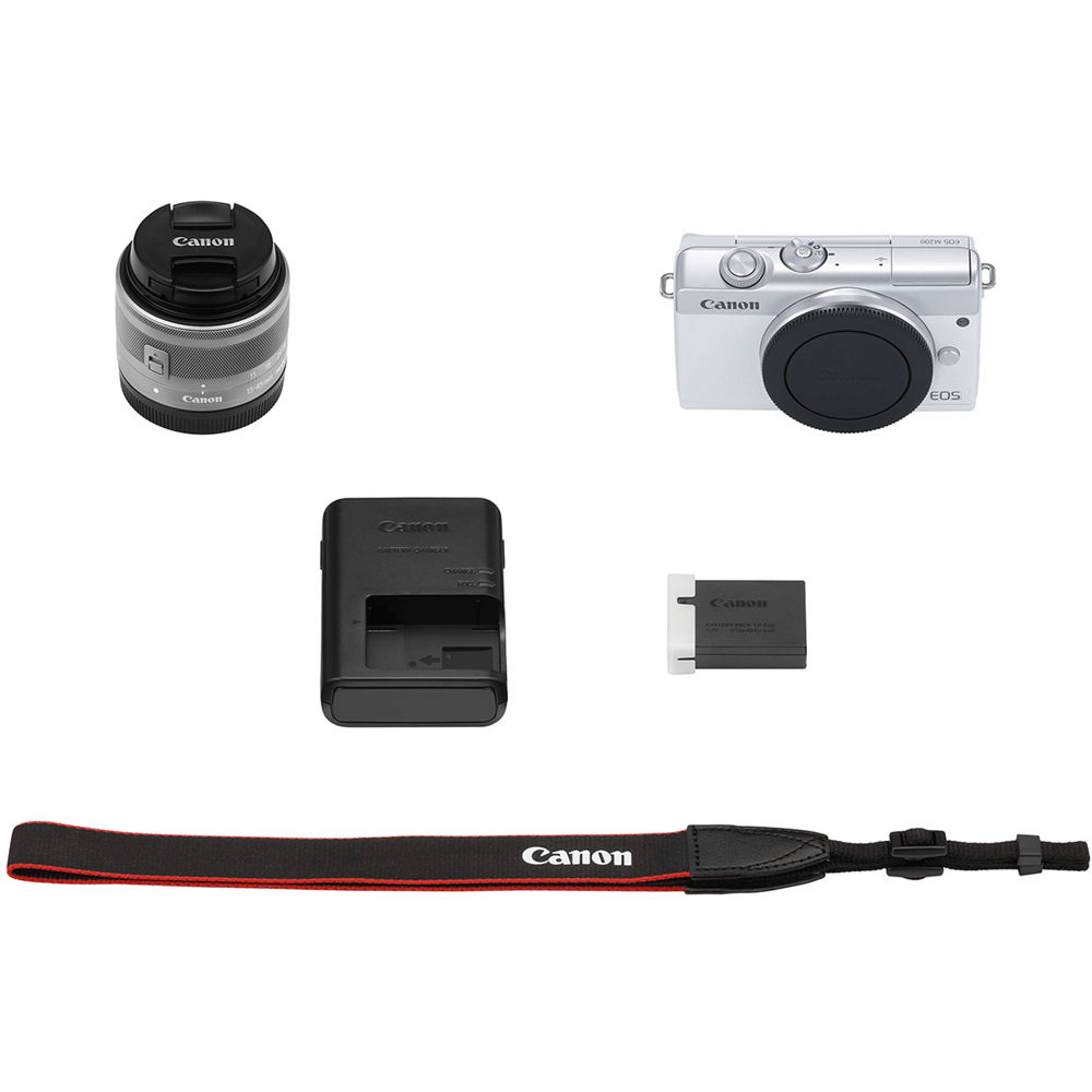 Mirrorless Canon M200 4K com Lente 15-45mm - WorldView