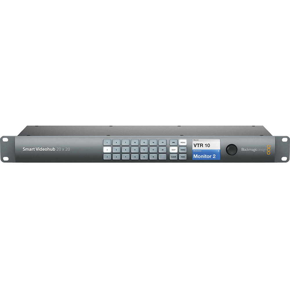 Switcher-Blackmagic-Design-Smart-Videohub-20x20-6G-SDI Switcher-Blackmagic-Design-Smart-Videohub-20x20-6G-SDI