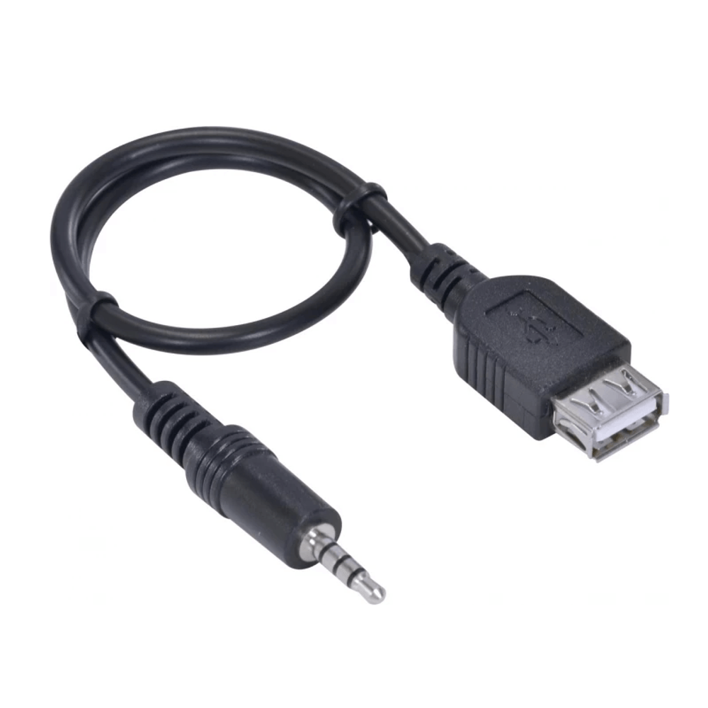 Cabo-Adaptador-Auxiliar-P3-3.5mm-x-USB-Femea--1.5m- Cabo-Adaptador-Auxiliar-P3-3.5mm-x-USB-Femea--1.5m-
