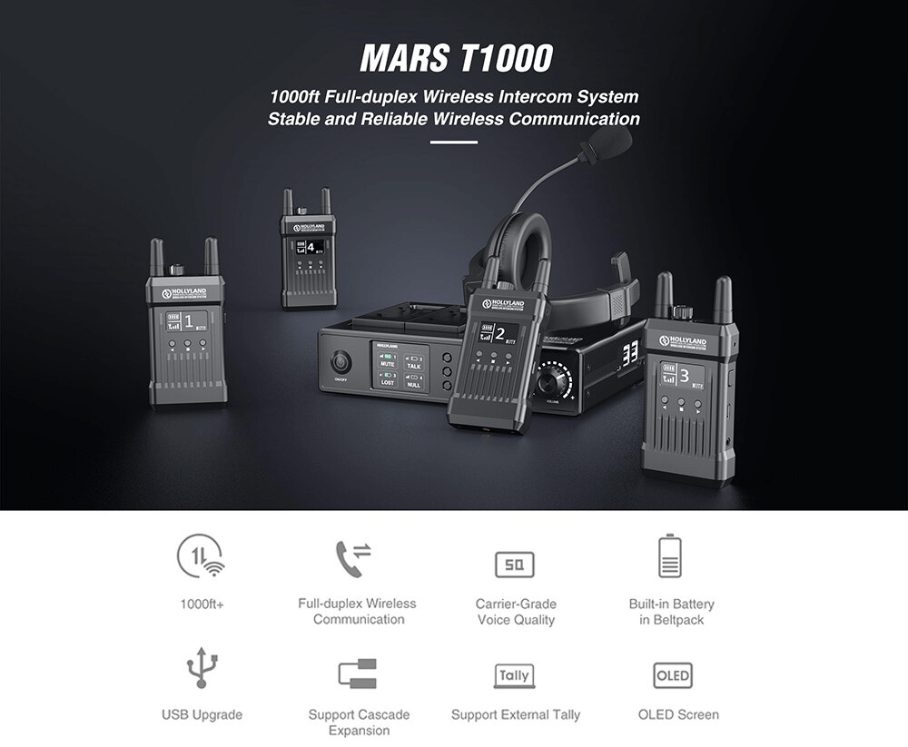 Sistema Hollyland Mars T1000 - WorldView