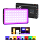 Iluminador-LED-Weeylite-RB9-RGB-Full-Color-12W-Bluetooth-com-Suporte-de-Smartphone---Mini-Tripe Iluminador-LED-Weeylite-RB9-RGB-Full-Color-12W-Bluetooth-com-Suporte-de-Smartphone---Mini-Tripe