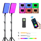 Kit-Iluminacao-LED-Weeylite-Sprite-40-RGB-Video-Light-40W-Controle-Remoto---Tripes-2M--Bivolt-