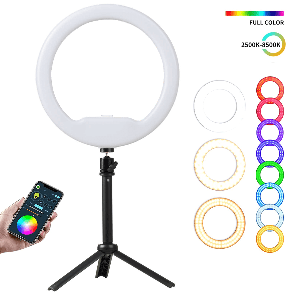 Iluminador-Ring-Light-RGB-8--Weeylite-WE-9-LED-Circular-12W-Bi-Color--2500K-8500K- Iluminador-Ring-Light-RGB-8--Weeylite-WE-9-LED-Circular-12W-Bi-Color--2500K-8500K-