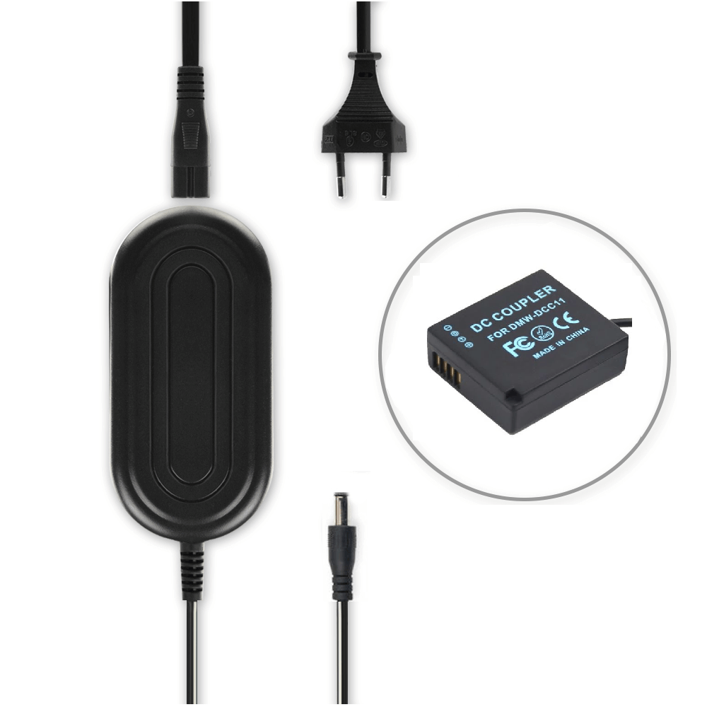 Adaptador-DMW-AC8-com-Acoplador-DMW-DCC11-para-Bateria-Panasonic-DMW-BLE9--Bivolt- Adaptador-DMW-AC8-com-Acoplador-DMW-DCC11-para-Bateria-Panasonic-DMW-BLE9--Bivolt-