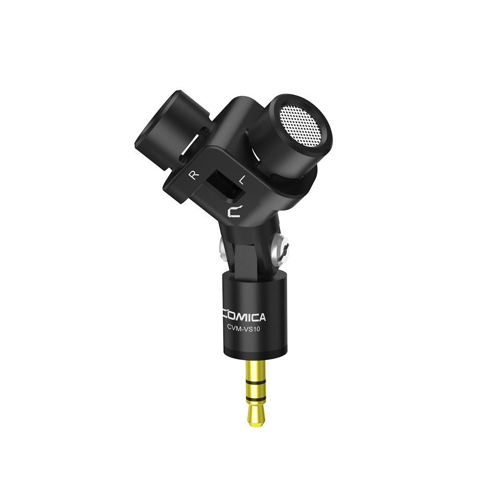 Microfone-Comica-CVM-VS10-Mini-Cardioide-XY-Estereo-para-Cameras-e-GoPro Microfone-Comica-CVM-VS10-Mini-Cardioide-XY-Estereo-para-Cameras-e-GoPro