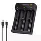 Carregador-USB-Smart-Fast-Universal-D3-p--3x-Baterias-18650-26500-21700-e-14500