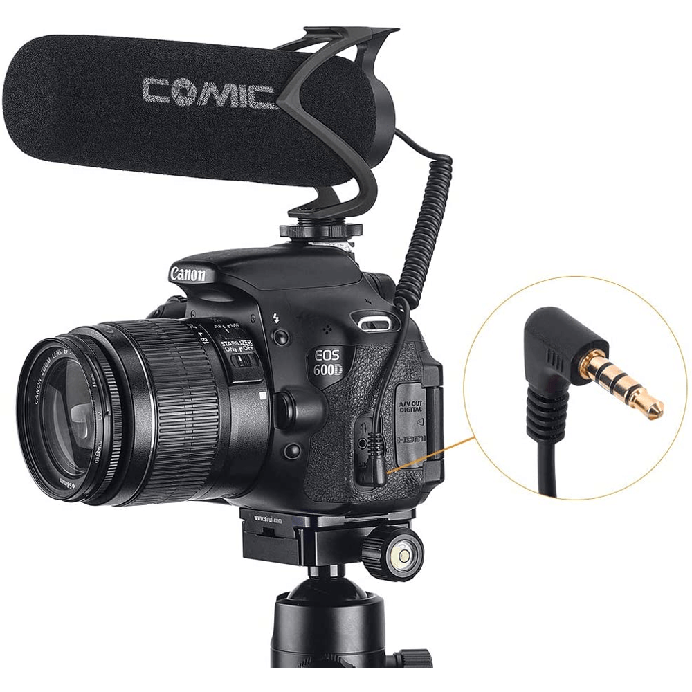 Microfone Shotgun Comica CVM-V30 LITE B - WorldView
