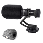 Microfone-Shotgun-Mini-Comica-CVM-VM10-II-Direcional-Compacto--Preto-