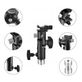 Adaptador-NiceFoto-FLH-H-Holder-Suporte-para-Sombrinha-e-Flash-Speedlite Adaptador-NiceFoto-FLH-H-Holder-Suporte-para-Sombrinha-e-Flash-Speedlite