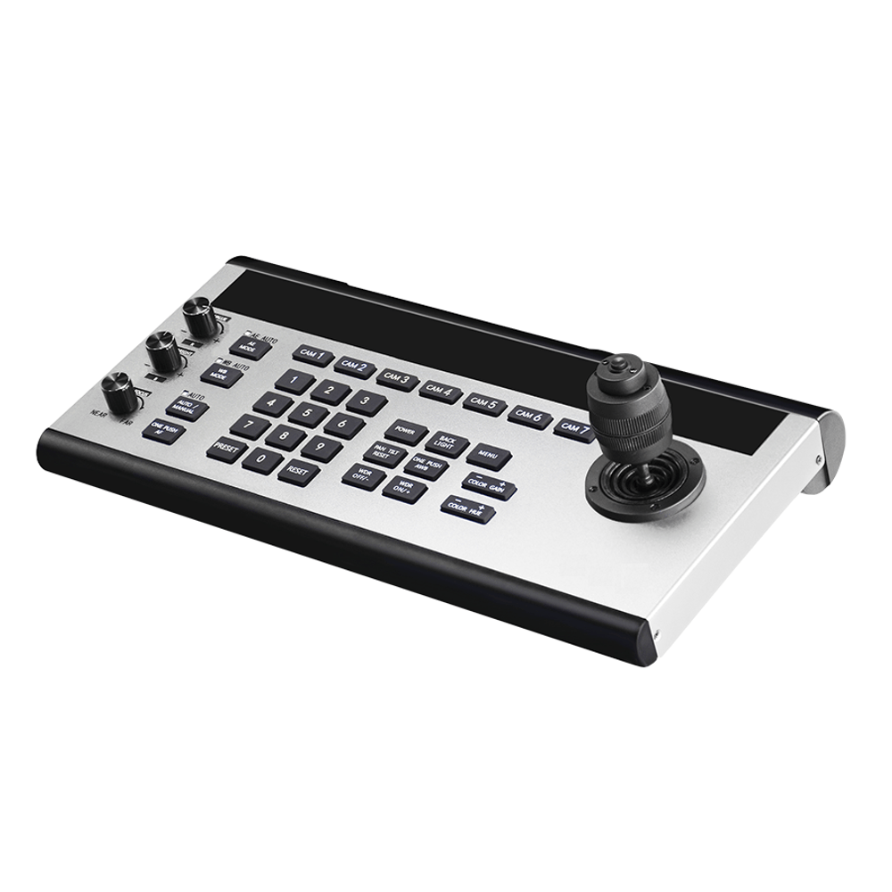 Controlador-PTZ-Puas-PUS-KB100-Pro-Joystick-4D-e-Suporte-VISCA-IP-PELCO-P---D Controlador-PTZ-Puas-PUS-KB100-Pro-Joystick-4D-e-Suporte-VISCA-IP-PELCO-P---D