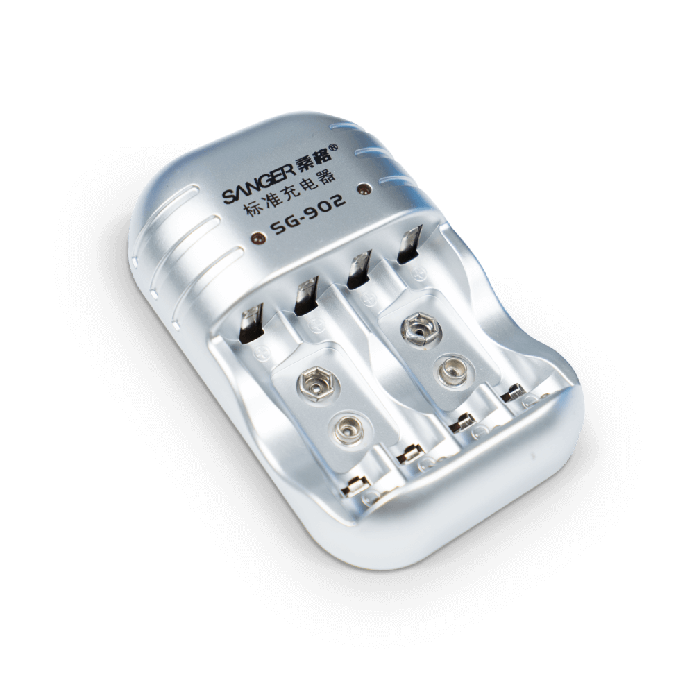 Carregador-Sanger-SG-902-para-Pilhas-AA-AAA-9V--Bivolt- Carregador-Sanger-SG-902-para-Pilhas-AA-AAA-9V--Bivolt-