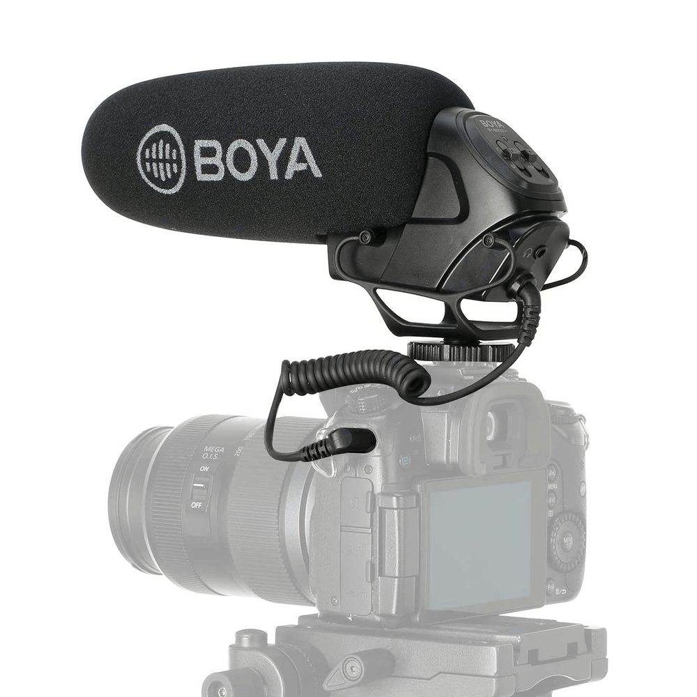 Microfone-Shotgun-Boya-BY-BM3030-Supercardioide-para-Cameras-e-Filmadoras Microfone-Shotgun-Boya-BY-BM3030-Supercardioide-para-Cameras-e-Filmadoras