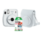 Kit-Camera-Instantanea-FujiFilm-Instax-Mini-11-Branca---Bolsa-Couro---Pack-10-Fotos-Instantaneas Kit-Camera-Instantanea-FujiFilm-Instax-Mini-11-Branca---Bolsa-Couro---Pack-10-Fotos-Instantaneas