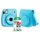 Kit-Camera-Instantanea-FujiFilm-Instax-Mini-11-Azul---Bolsa-Couro---Pack-10-Fotos-Instantaneas Kit-Camera-Instantanea-FujiFilm-Instax-Mini-11-Azul---Bolsa-Couro---Pack-10-Fotos-Instantaneas