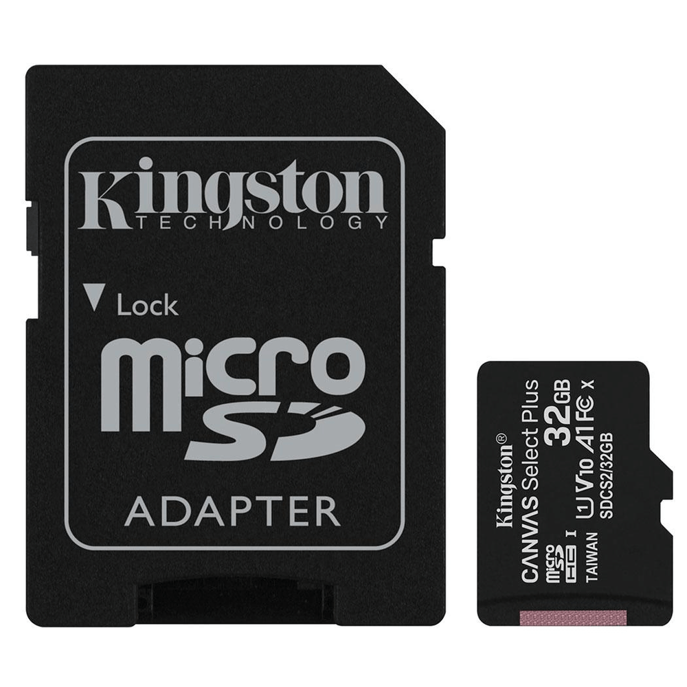 Cartao-MicroSDHC-Kingston-32GB-Canvas-Select-Plus-UHS-I-A1-100Mb-s-com-Adaptador--SDCS2-32GB- Cartao-MicroSDHC-Kingston-32GB-Canvas-Select-Plus-UHS-I-A1-100Mb-s-com-Adaptador--SDCS2-32GB-