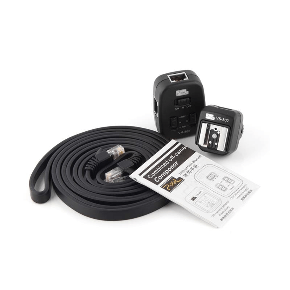 Adaptador de Sapata Pixel PF-802 Nikon - eMania Foto e Video