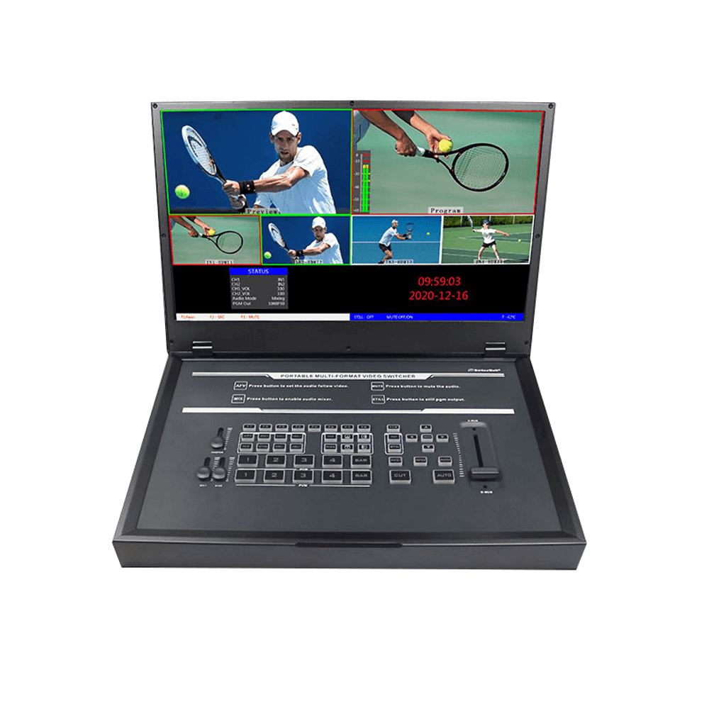 Switcher-DeviceWell-HDS9135-5-Canais-Monitor-LCD-156--4xHDMI-1xDP-e-Multiview-LiveStream Switcher-DeviceWell-HDS9135-5-Canais-Monitor-LCD-156--4xHDMI-1xDP-e-Multiview-LiveStream