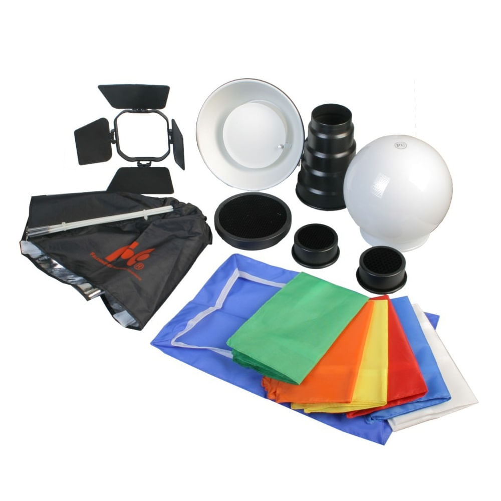 Kit Portátil para Flash com 6 Modificadores - WorldView