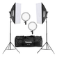 Kit-Iluminacao-de-Luz-Continua-para-Estudio-MLG-065-Led-Circular-600W-e-Softbox--Bivolt- Kit-Iluminacao-de-Luz-Continua-para-Estudio-MLG-065-Led-Circular-600W-e-Softbox--Bivolt-