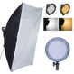 Kit-Iluminacao-de-Luz-Continua-para-Estudio-MLG-065-Led-Circular-600W-e-Softbox--Bivolt- Kit-Iluminacao-de-Luz-Continua-para-Estudio-MLG-065-Led-Circular-600W-e-Softbox--Bivolt-