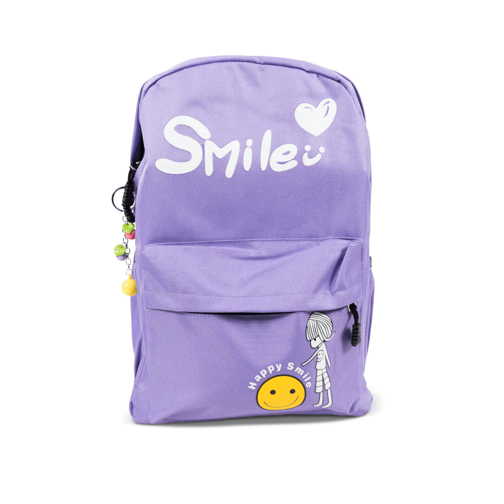 Mochila-Juvenil-Happy-Smile-Personalizada--Lilas- Mochila-Juvenil-Happy-Smile-Personalizada--Lilas-