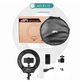 Iluminador-Led-Circular-AFI-R115-Ring-Light-3200-6500k-de-35cm-com-Suporte-de-Smartphone Iluminador-Led-Circular-AFI-R115-Ring-Light-3200-6500k-de-35cm-com-Suporte-de-Smartphone