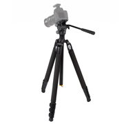 Kit-Tripe---Monope-A2541R---Cabeca-Hidraulica-KingJoy-VT-1520-para-Cameras-e-Filmadoras