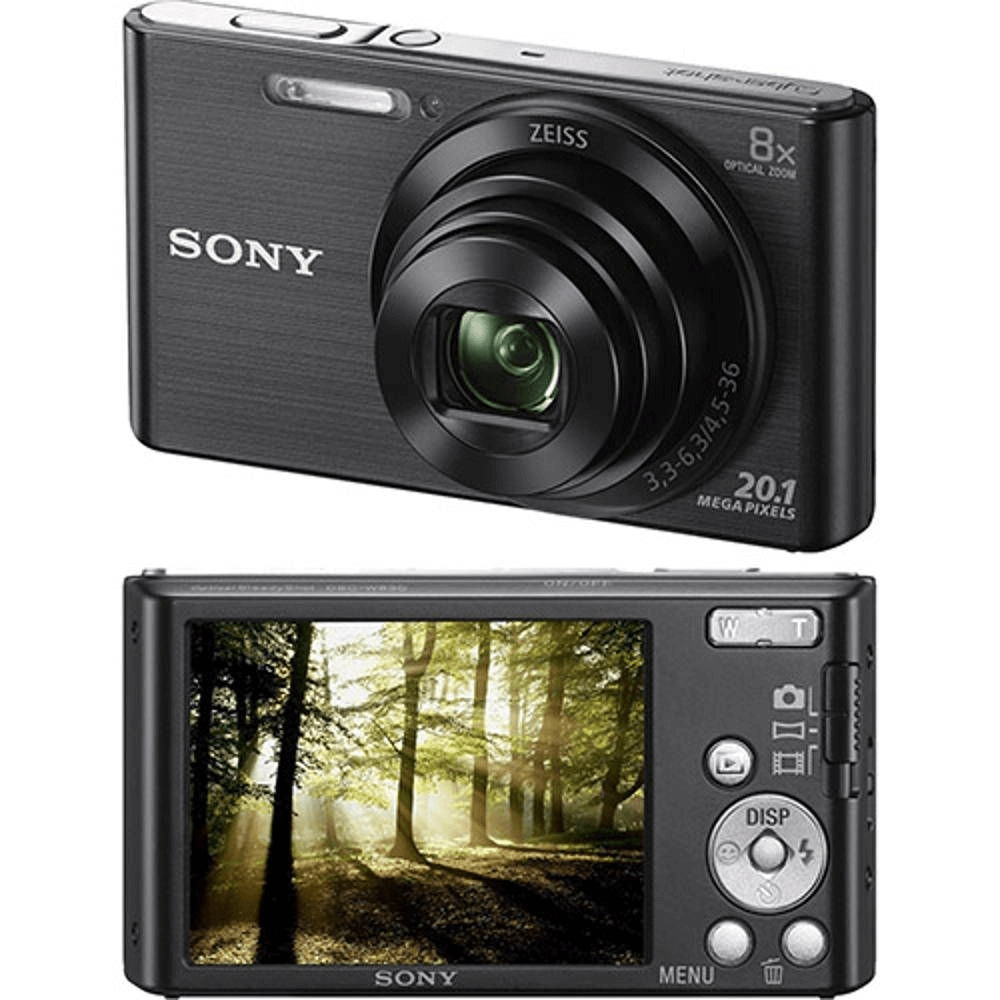 Câmera Digital Compacta Sony DSC-W830 - eMania Foto e Video