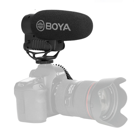 Microfone-Shotgun-Boya-BY-BM3051S-Supercardioide-Montagem-em-Cameras