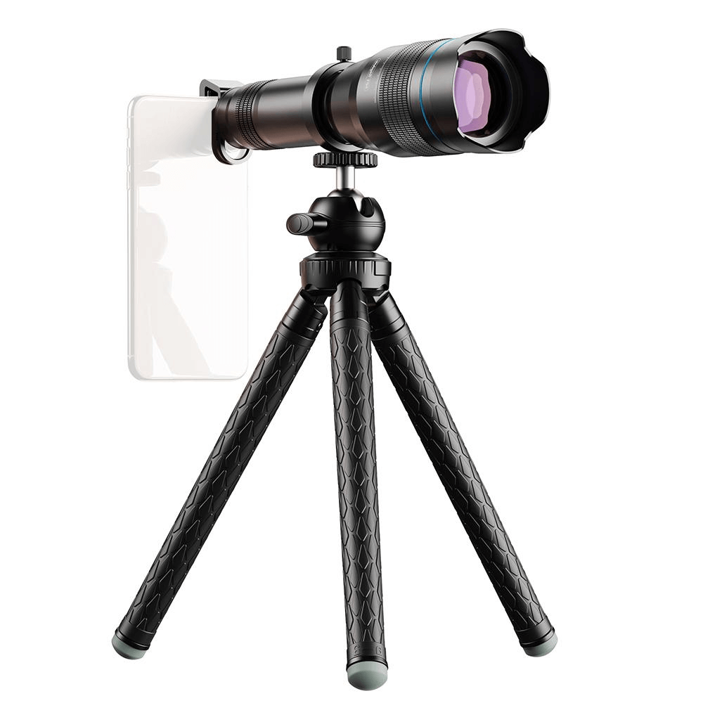 Lente-para-Celular-Telefoto-Apexel-Zoom-60X-Telescopio-HD-com-Tripe-e-Controle-Bluetooth Lente-para-Celular-Telefoto-Apexel-Zoom-60X-Telescopio-HD-com-Tripe-e-Controle-Bluetooth