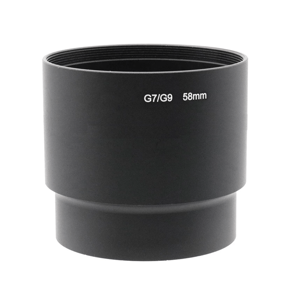 Adaptador-de-Lente-58mm-para-Canon-Powershot-G7-e-G9 Adaptador-de-Lente-58mm-para-Canon-Powershot-G7-e-G9