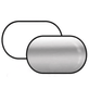 Rebatedor-Fotografico-2-em-1-Oval-70x110cm-Dobravel--Branco-e-Prata- Rebatedor-Fotografico-2-em-1-Oval-70x110cm-Dobravel--Branco-e-Prata-