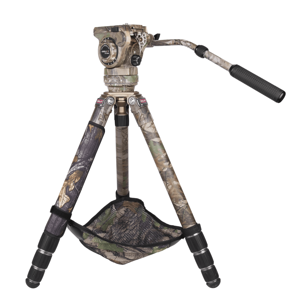 Tripe-Profissional-Camuflado-Kingjoy-C85M-com-Cabeca-Hidraulica-Fluida--1.70m- Tripe-Profissional-Camuflado-Kingjoy-C85M-com-Cabeca-Hidraulica-Fluida--1.70m-