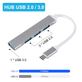 Hub-Adaptador-USB-C-OTG-com-4-Portas-3x-USB-2.0---1x-USB-3.0-de-Alta-Velocidade Hub-Adaptador-USB-C-OTG-com-4-Portas-3x-USB-2.0---1x-USB-3.0-de-Alta-Velocidade