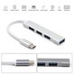 Hub-Adaptador-USB-C-OTG-com-4-Portas-3x-USB-2.0---1x-USB-3.0-de-Alta-Velocidade