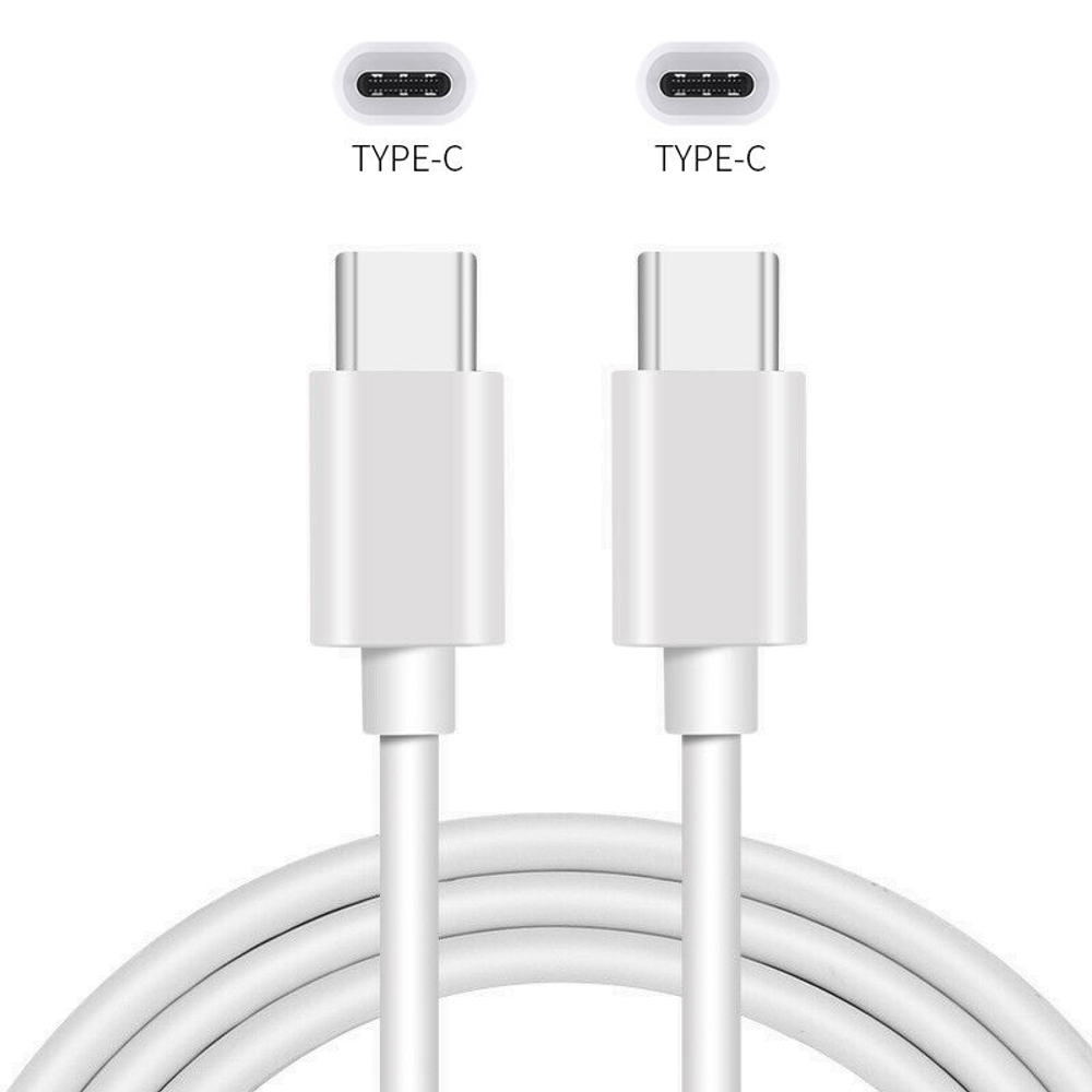 Cabo-USB-C-x-USB-C-2.0-Turbo-480Mbps-de-Alta-Velocidade--1.5m- Cabo-USB-C-x-USB-C-2.0-Turbo-480Mbps-de-Alta-Velocidade--1.5m-