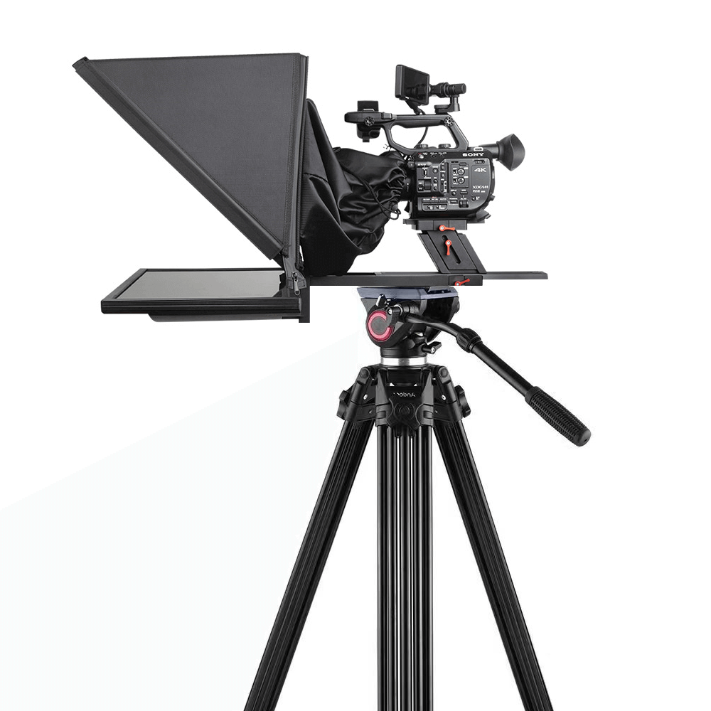 Kit Teleprompter Broadcast Desview 15" eMania Foto e Video