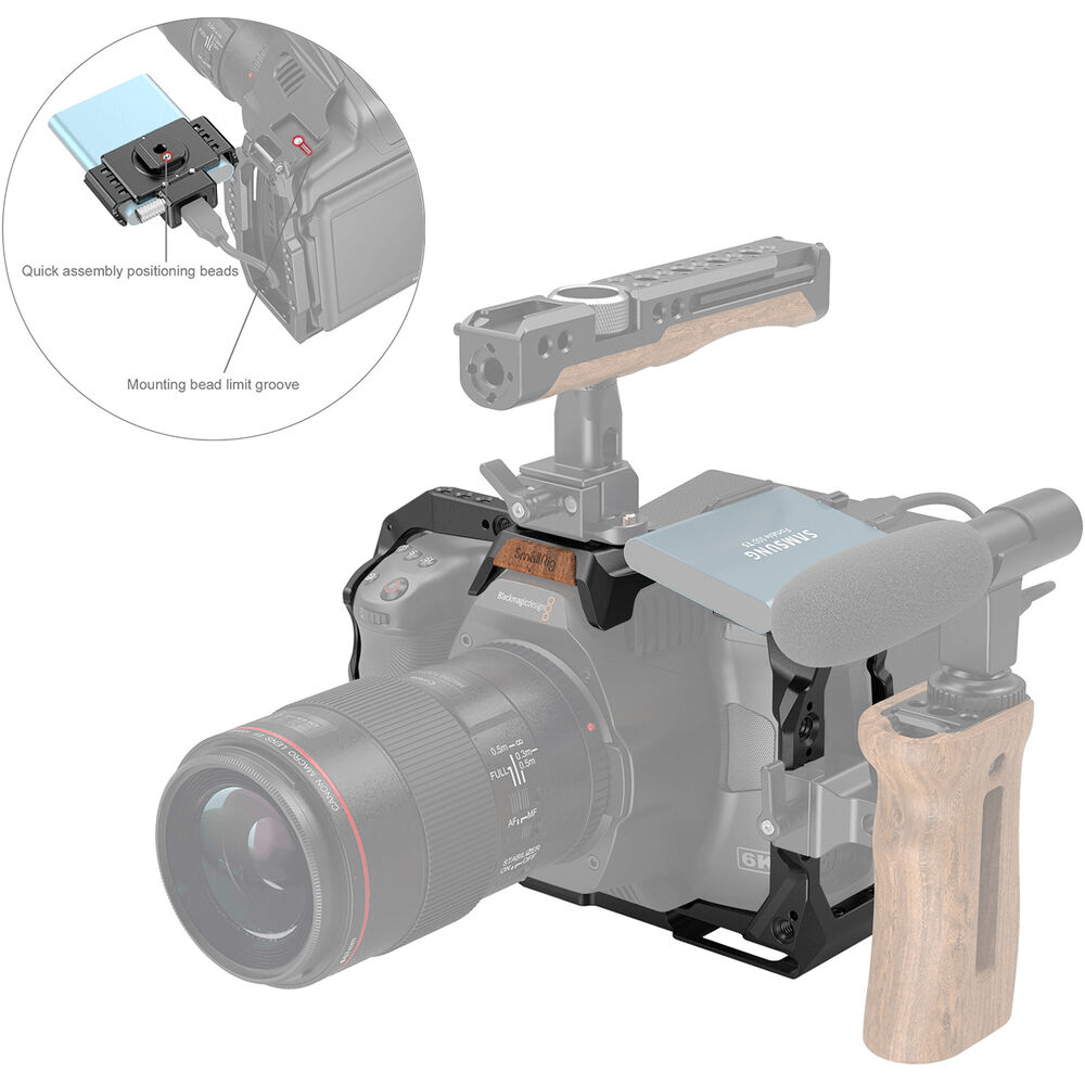 blackmagic pocket cinema 6k cage