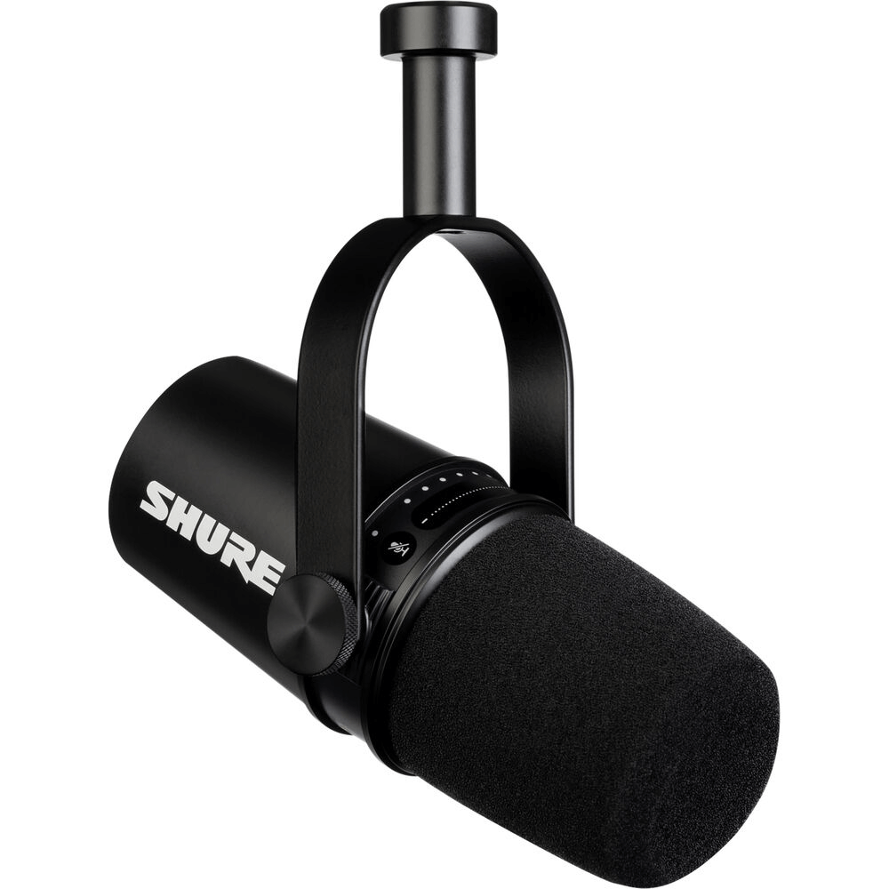 Microfone Shure MV7 Podcast - eMania Foto e Video