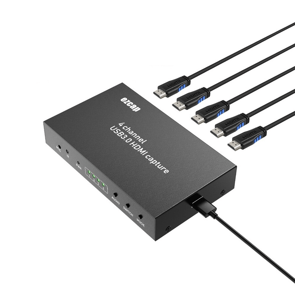 Placa-de-Captura-Multi-Viewer-Ezcap264M-USB-3.0-de-4-Canais-UVC-HDMI-Live-Streaming-e-Gamer--V2- Placa-de-Captura-Multi-Viewer-Ezcap264M-USB-3.0-de-4-Canais-UVC-HDMI-Live-Streaming-e-Gamer--V2-