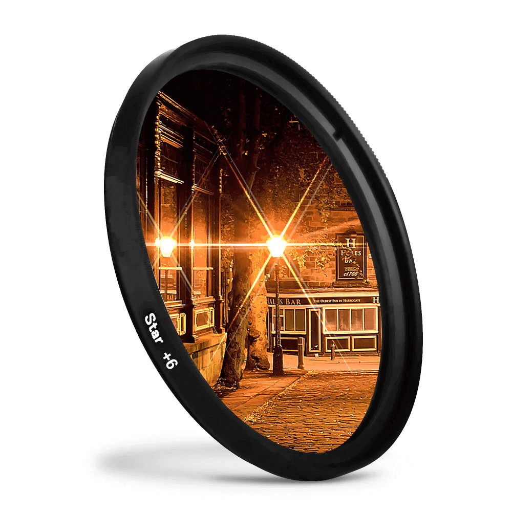 Filtro-Star-52mm-Cross-6x--Estrela-de-6-pontas- Filtro-Star-52mm-Cross-6x--Estrela-de-6-pontas-