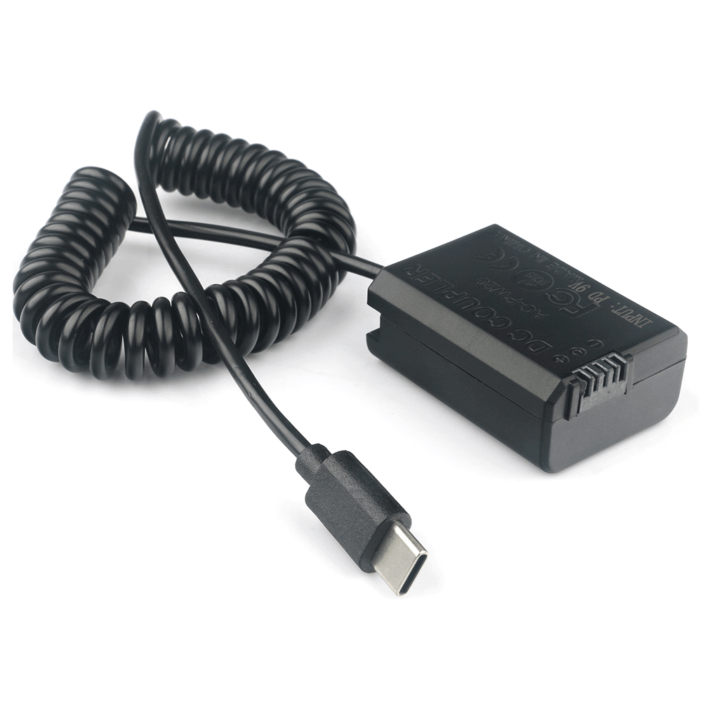 Adaptador Dummy Pd Bateria Np Fw50 Usb C Worldview