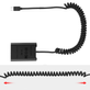 Adaptador-Dummy-PD-DK-X1-Bateria-NP-BX1-Espiral-com-Conector-USB-C