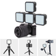 Iluminador-LED-Mamen-D36-Video-Light-Compacto-5500K-de-5W-para-Cameras-e-Filmadoras Iluminador-LED-Mamen-D36-Video-Light-Compacto-5500K-de-5W-para-Cameras-e-Filmadoras