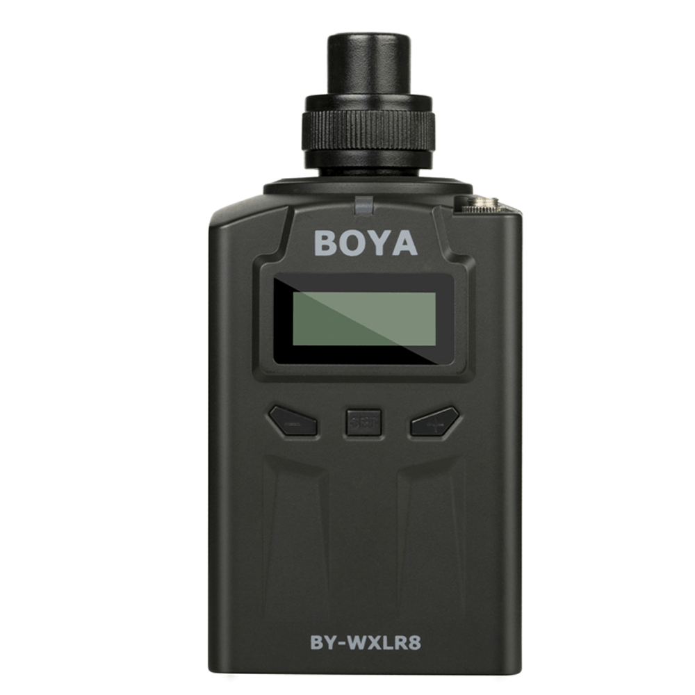 Transmissor-Sem-Fio-XLR-Boya-BY-WXLR8-Wireless-UHF-para-Sistema-BY-WM8-e-WM6 Transmissor-Sem-Fio-XLR-Boya-BY-WXLR8-Wireless-UHF-para-Sistema-BY-WM8-e-WM6