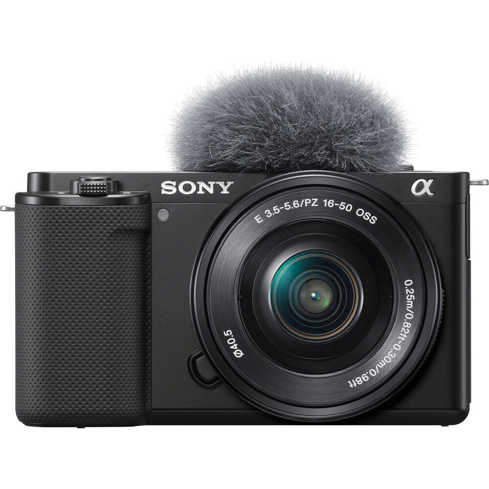 Câmera Sony ZV-E10 4K com Lente 16-50mm (Preta) - eMania Foto e Video