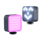 Iluminador-LED-Mamen-D02-Double-Side-RGB-4W-Bi-Color-2500K-9000K-Compacto-para-Cameras-e-Filmadoras