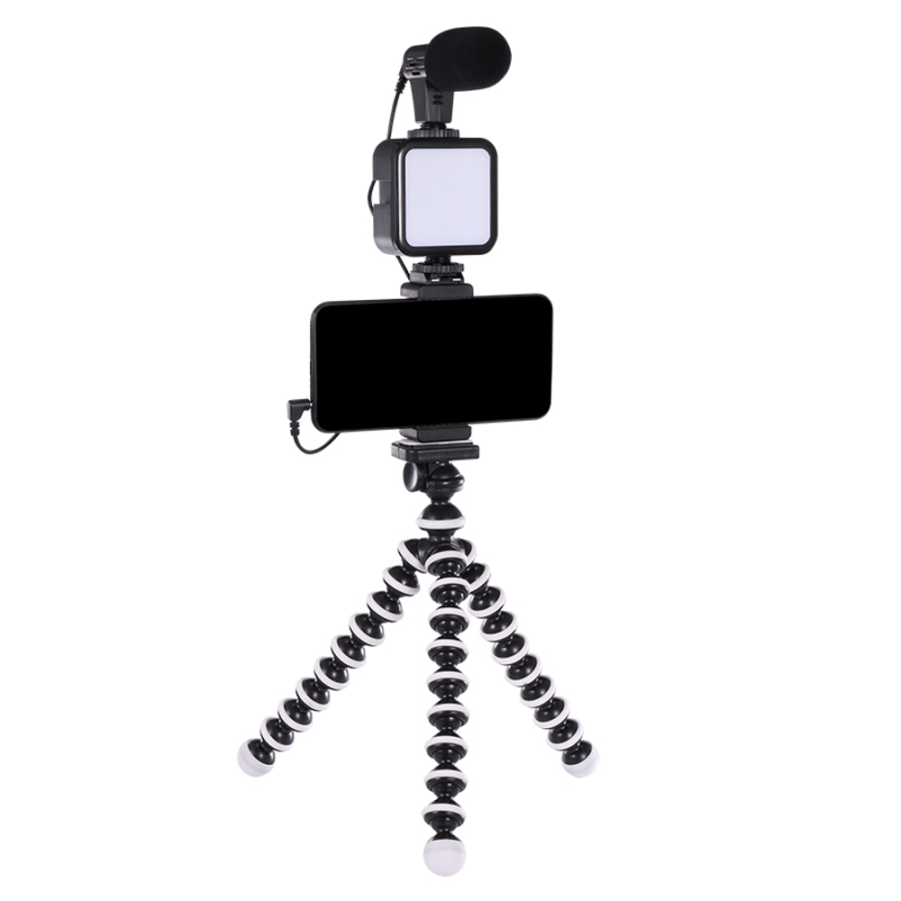Kit Vlogger Jumpflash KIT03LM para Smartphone eMania Foto e Video