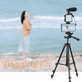 Kit-Gravacao-Jumpflash-05LM-Vlogging-Microfone-LED-Tripe-Compacto-e-Controle-Remoto-para-Smartphone