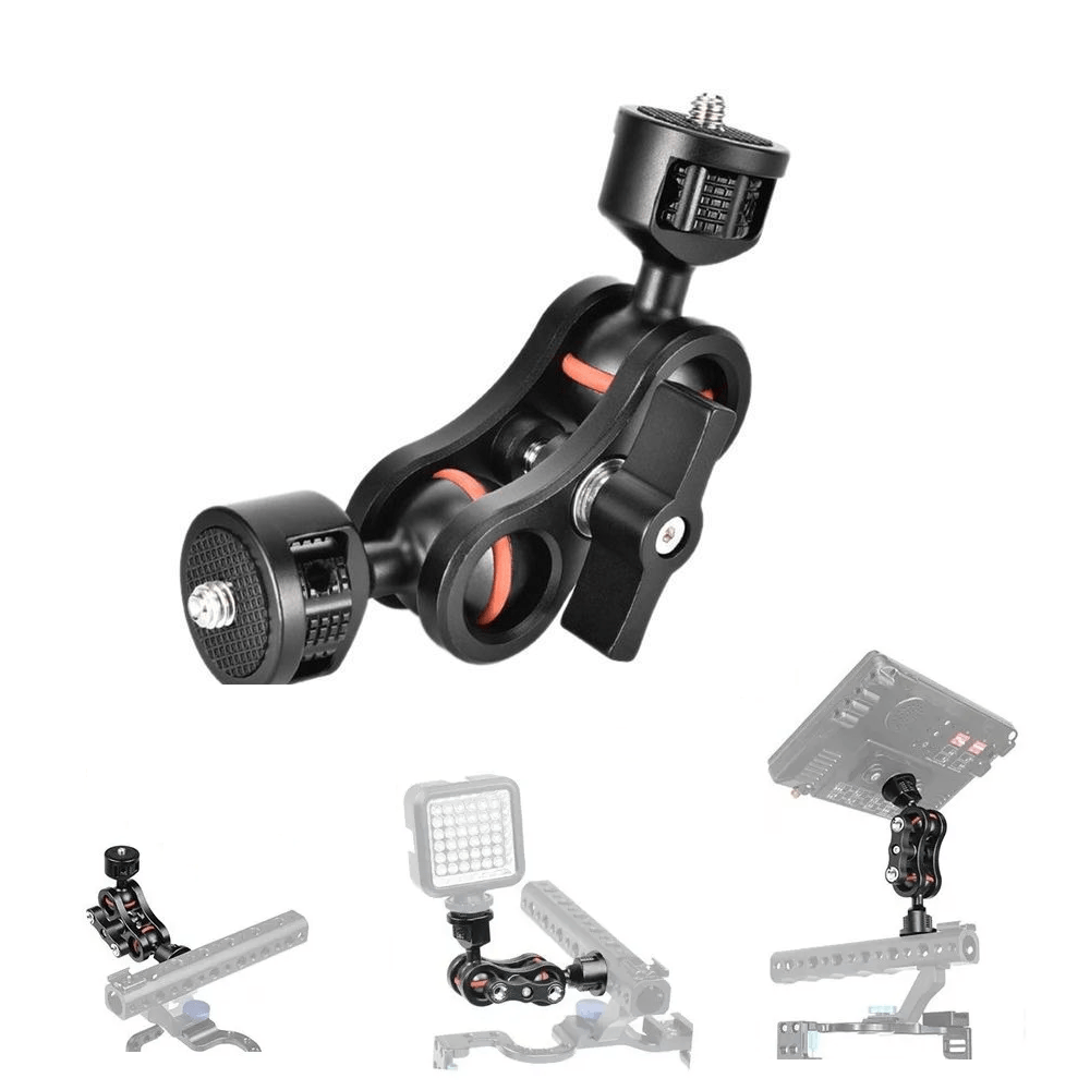 Mini-Braco-Magico-Articulado-com-Cabeca-Ball-Dupla-Universal-para-Monitores-e-Leds Mini-Braco-Magico-Articulado-com-Cabeca-Ball-Dupla-Universal-para-Monitores-e-Leds